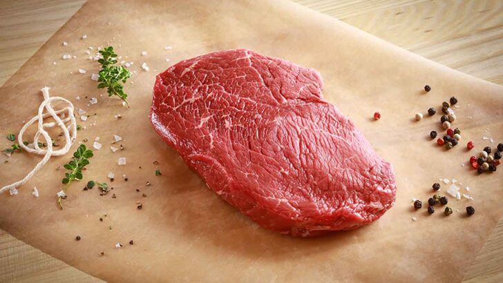 Liellopa Top Sirloin steiks, ātri sasaldēts BIO